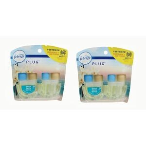 Febreze Plug Air Freshener Refills Serene Vanilla Sunrise 2 Count 1.75 oz 2 Pack